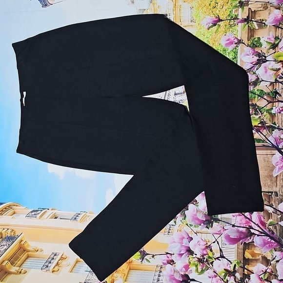 Sage Pants - Sage Pleated High Waisted Slit‎ Leg Flare Pants Size Medium NWT